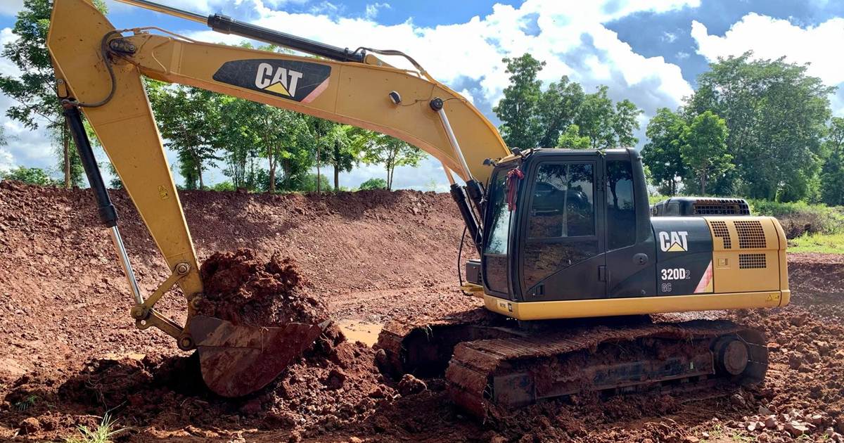 รถแม็คโครให้เช่าขอนแก่น รถแบคโฮรับจ้างขอนแก่น รถขุดเล็กขอนแก่น Excavators and Backhoe for rent Khon Kaen.